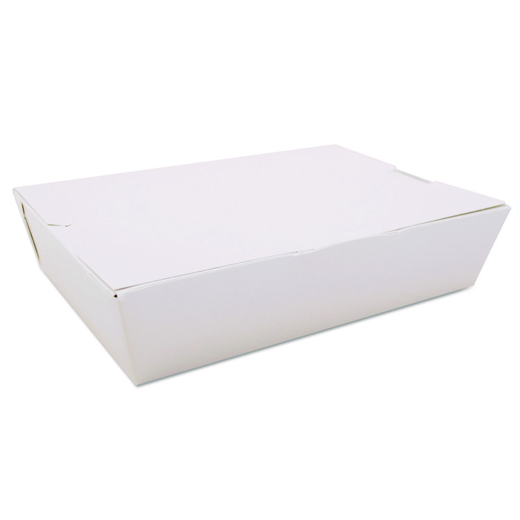 SCT ChampPak Carryout Boxes, #2, 7.75 x 5.5 x 1.88, White, Paper, 200/Carton (SCH0742)