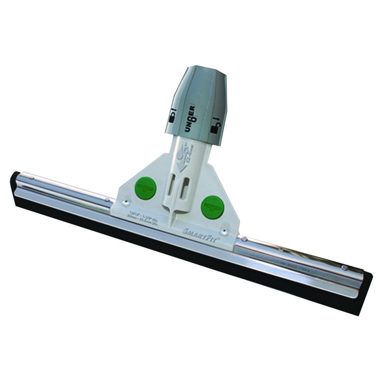 Unger Heavy Duty Water Wand with Socket and Twin Foam Rubber Blades, 30" Wide Blade, 4" Handle (UNGHM30A)