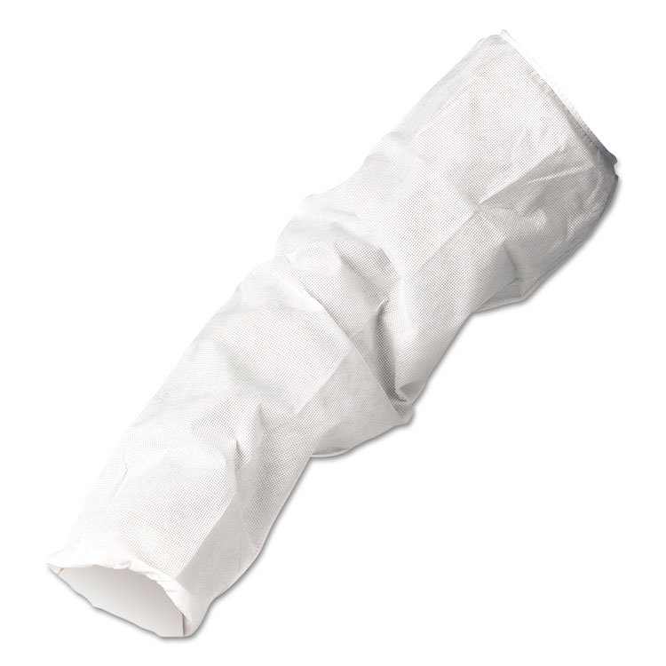 KleenGuard A20 Sleeve Protectors, MICROFORCE Barrier SMS Fabric, One Size Fits All, White, 200/Carton (ANS36870)