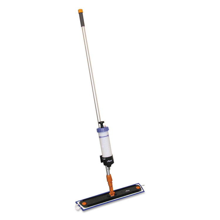 Diversey Pace 60 High Impact Cleaning Tool, 24" Wide Microfiber Head, 60" Silver/Black/Red Aluminum/Plastic Handle (DVOD3345354)