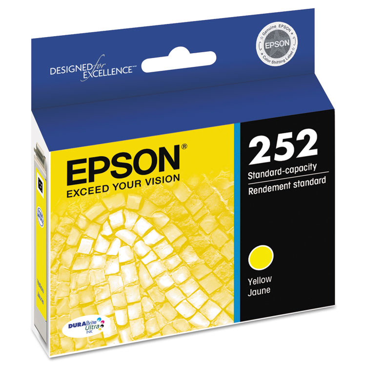 EPST252420S - Epson T252420-S (252) DURABrite Ultra Ink, Yellow (EPST252420S)