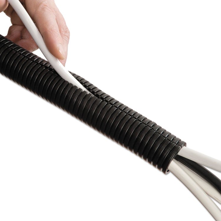D-Line Cable Tidy Tube, 1.25" Diameter x 43" Long, Black (DLNCTT11B)
