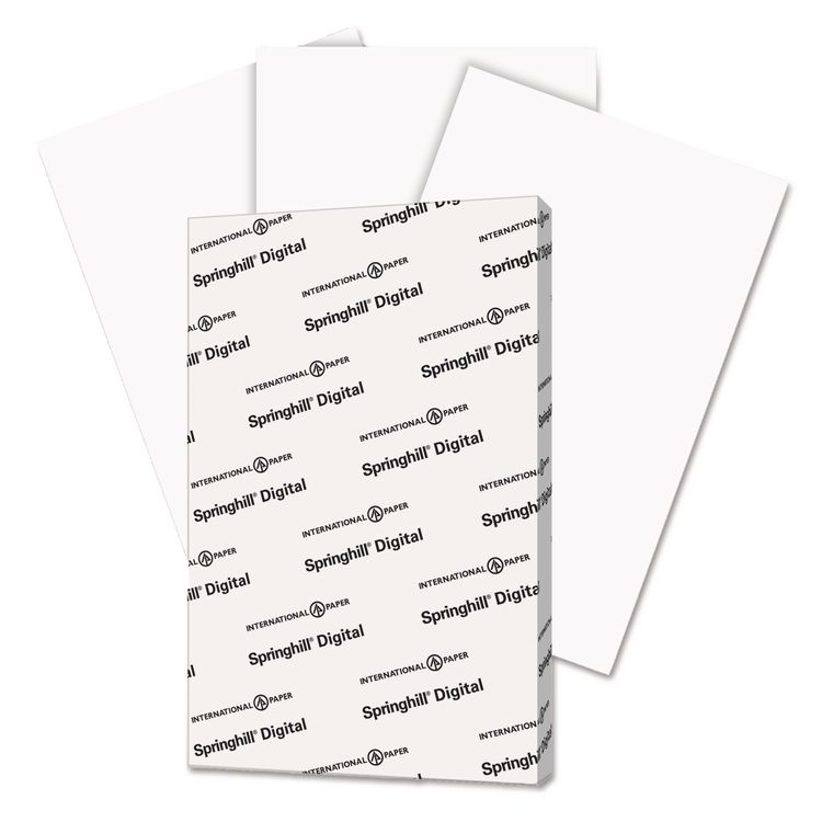 Springhill Digital Index White Card Stock, 92 Bright, 110 lb Index Weight, 11 x 17, White, 250/Pack (SGH015334)