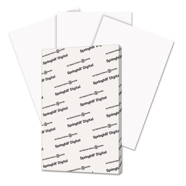 Springhill Digital Index White Card Stock, 92 Bright, 90 lb Weight, 11 x 17, White, 250/Pack (SGH015110)