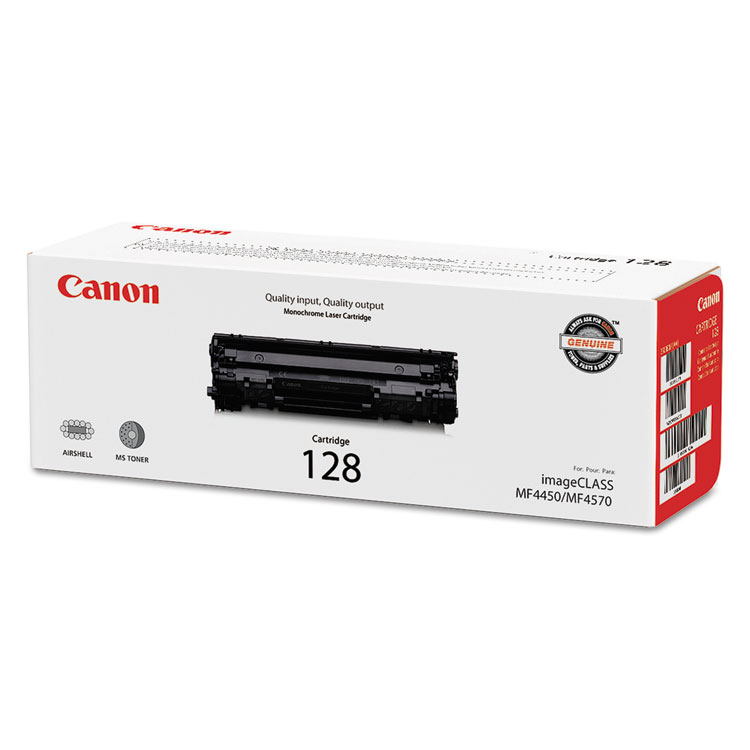Canon 3500B001 (128) Toner, 2,100 Page-Yield, Black (CNM3500B001)