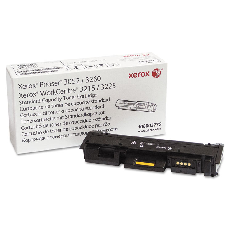 Xerox 106R02775 Toner, 1,500 Page-Yield, Black (XER106R02775)