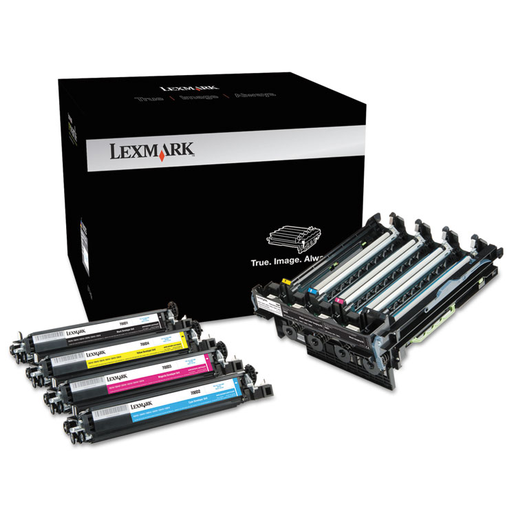 Lexmark 70C0Z50 Unison Imaging Unit, 40,000 Page-Yield, Black/Tri-Color (LEX70C0Z50)