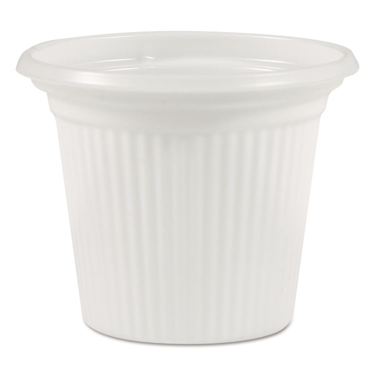 Plastifar Plastic Condiment Cups, 0.75 oz, Translucent, 250/Sleeve, 20 Sleeves/Carton (PST11014)