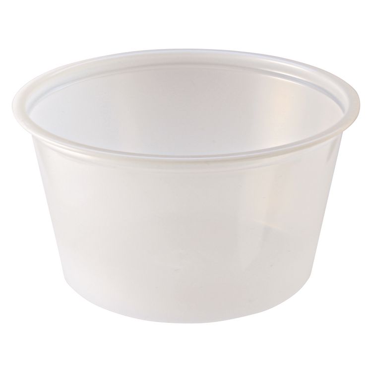 Fabri-Kal Portion Cups, 2 oz, Plastic, Clear, 250/Sleeve, 10 Sleeves/Carton (FABPC200)