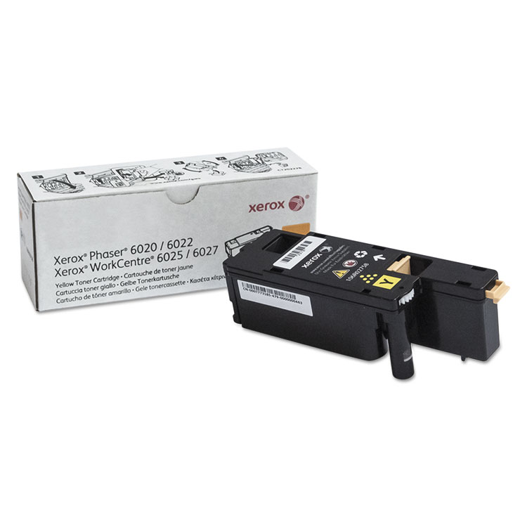 Xerox 106R02758 Toner, 1,000 Page-Yield, Yellow (XER106R02758)