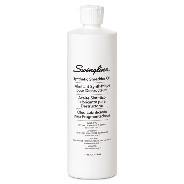 GBC Shredder Oil, 16 oz Bottle (SWI1760049)