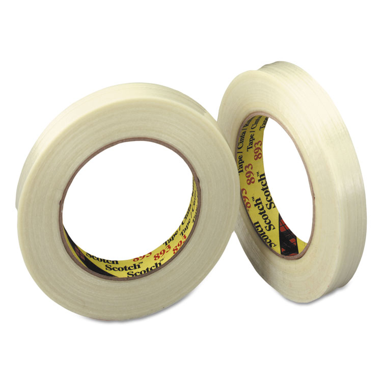 General General-Purpose Glass Filament Tape, 3" Core, 24 mm x 55 m, Clear (MMM8931)