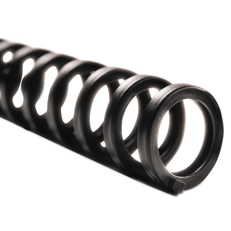 GBC ProClick Easy Edit Spines for 11 x 8.5 Documents, 32 Rings, 0.31" (45-Sheet) Capacity, Black, 25/Pack (GBC2515662)