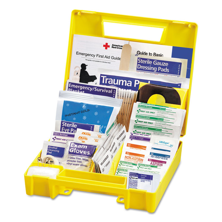 First Aid Only Essentials First Aid Kit for 5 People, 138 Pieces, Plastic Case (FAO340)