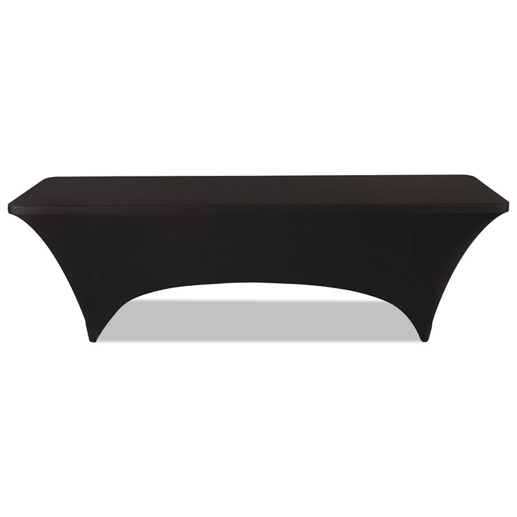 Iceberg iGear Fabric Table Cover, Polyester/Spandex, 30" x 96", Black (ICE16531)