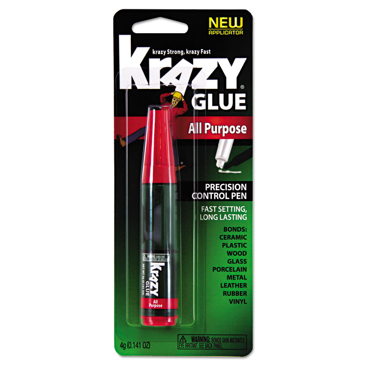 Krazy Glue All Purpose Krazy Glue, 0.14 oz, Dries Clear (EPIKG82948MR)