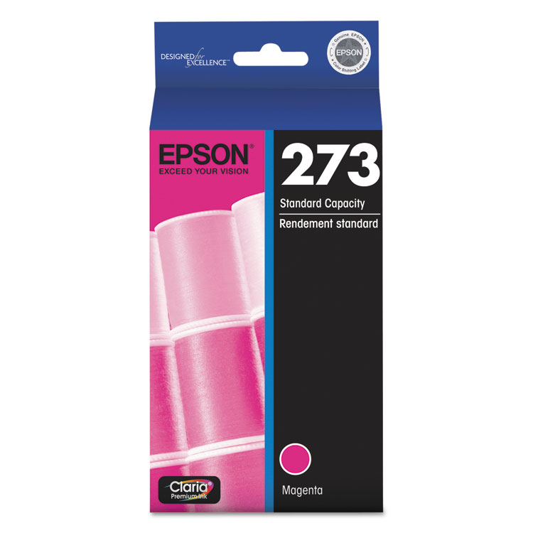 Epson T273320-S (273) Claria Ink, 300 Page-Yield, Magenta (EPST273320S)