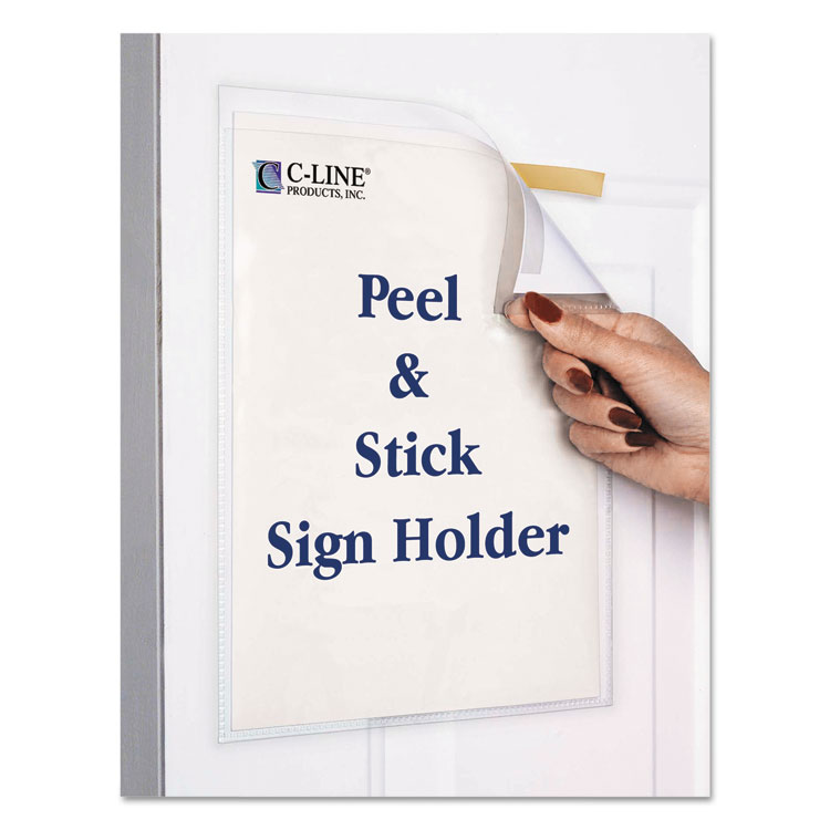 C-Line Display Pockets, 8.5 x 11, Polypropylene, 10/Pack (CLI36911)