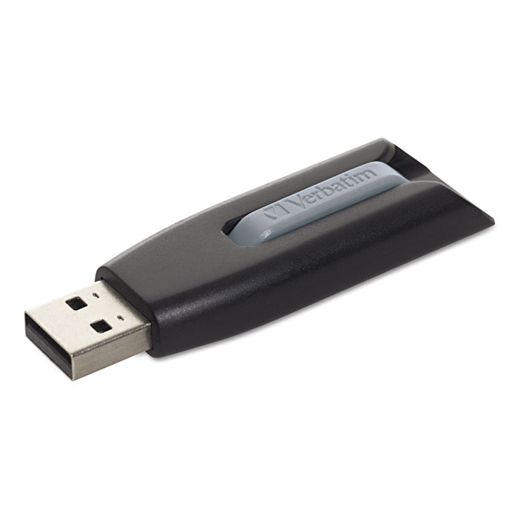 VER49173 - Verbatim Store 'n' Go V3 USB 3.0 Drive, 32 GB, Black/Gray (VER49173)