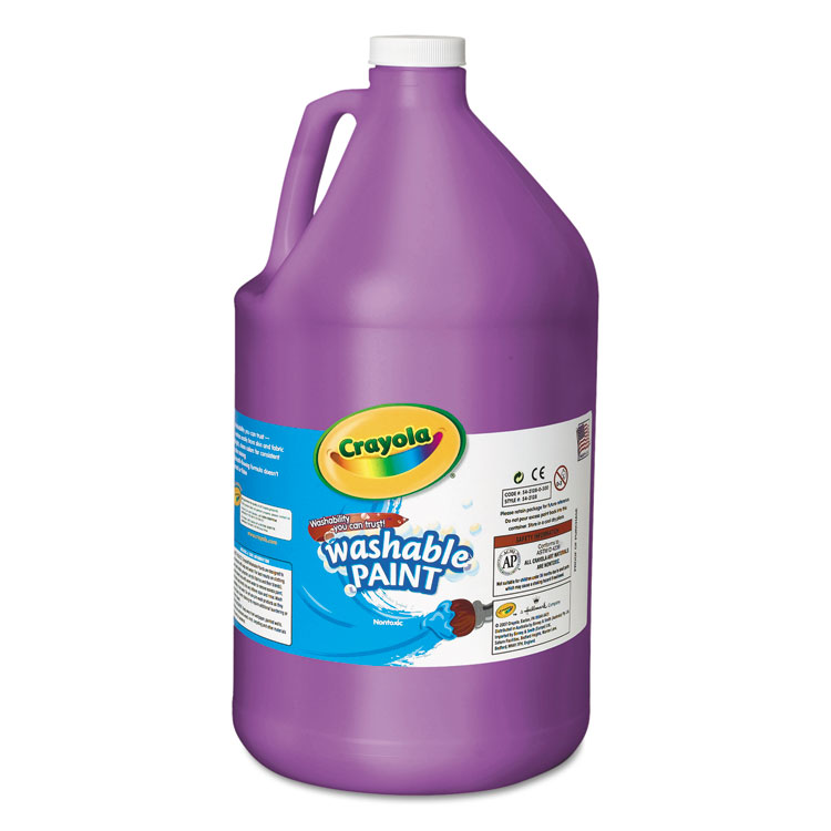 Crayola Washable Paint, Violet, 1 gal Bottle (CYO542128040)
