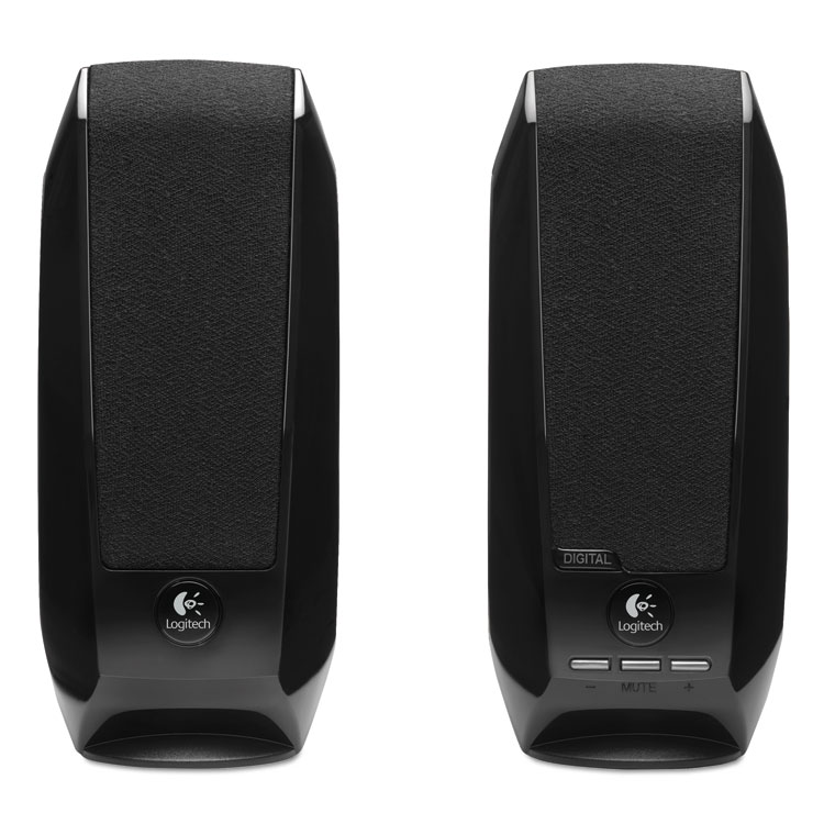 Logitech S150 2.0 USB Digital Speakers, Black (LOG980000028)