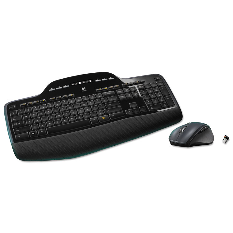 Logitech MK710 Wireless Keyboard + Mouse Combo, 2.4 GHz Frequency/30 ft Wireless Range, Black (LOG920002416)