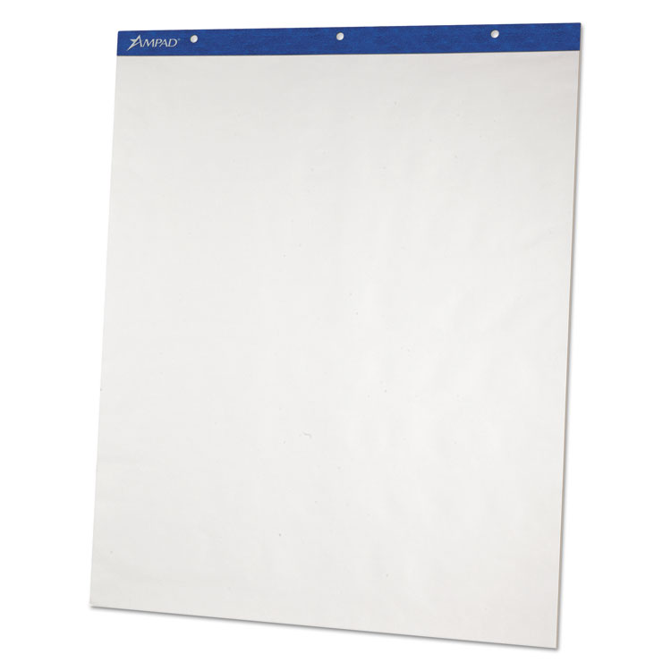 Ampad Flip Charts, Unruled, 27 x 34, White, 50 Sheets, 2/Carton (TOP24028)