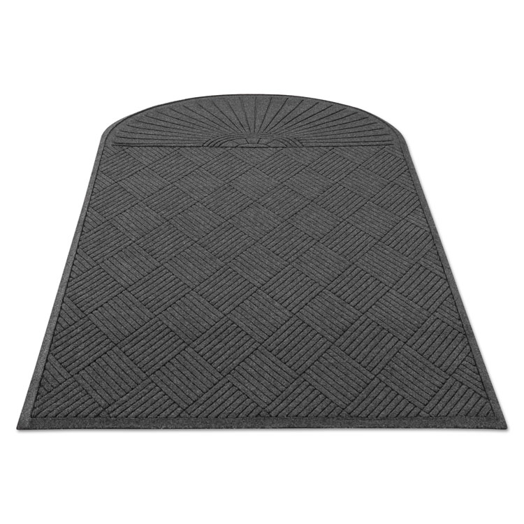 Guardian EcoGuard Diamond Floor Mat, Single Fan, 48 x 96, Charcoal (MLLEGDSF040804)