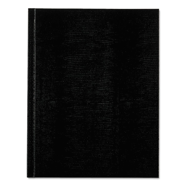 Blueline Executive Notebook, 1-Subject, Medium/College Rule, Black Cover, (150) 9.25 x 7.25 Sheets (REDA7BLK)