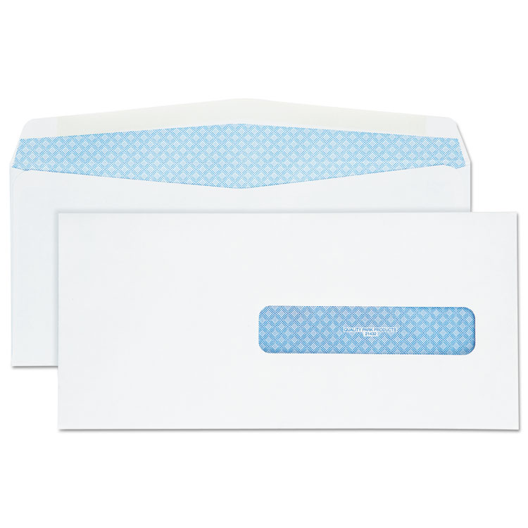 Quality Park Security Tinted Insurance Claim Form Envelope, Address Window, Commercial Flap, Redi-Seal Closure, 4.5 x 9.5, White, 500/Box (QUA21438)