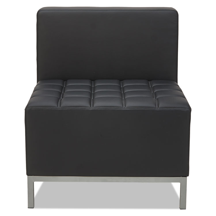 Alera Alera QUB Series Armless L Sectional, Center Seat, 26.38" x 26.38" x 30.5", Black (ALEQB8116)