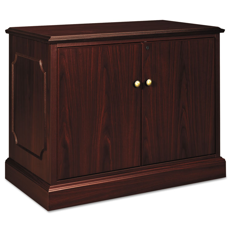 HON 94000 Series Storage Cabinet, 37.5w x 20.5d x 29.5h, Mahogany (HON94291NN)