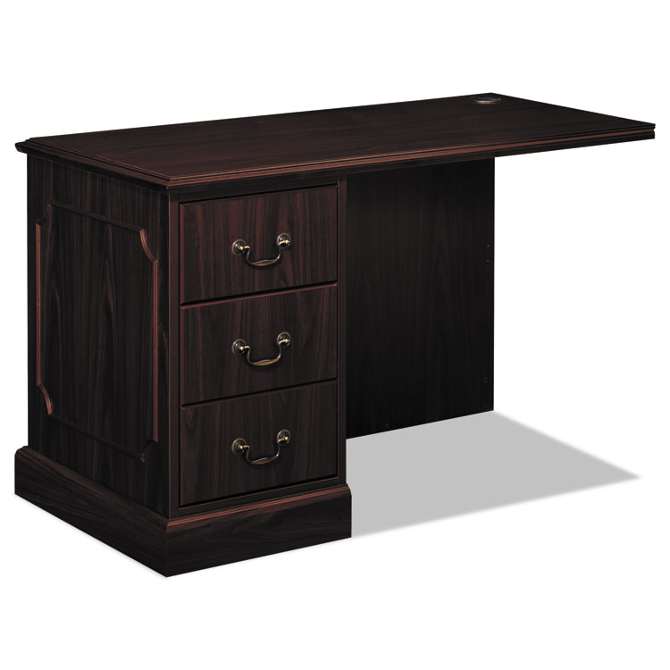 HON 94000 Series "L" Workstation Left Return, 48w x 24d x 29.5h, Mahogany (HON94216LNN)