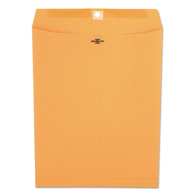 Universal Kraft Clasp Envelope, 32 lb Bond Weight Kraft, #97, Square Flap, Clasp/Gummed Closure, 10 x 13, Brown Kraft, 100/Box (UNV44907)