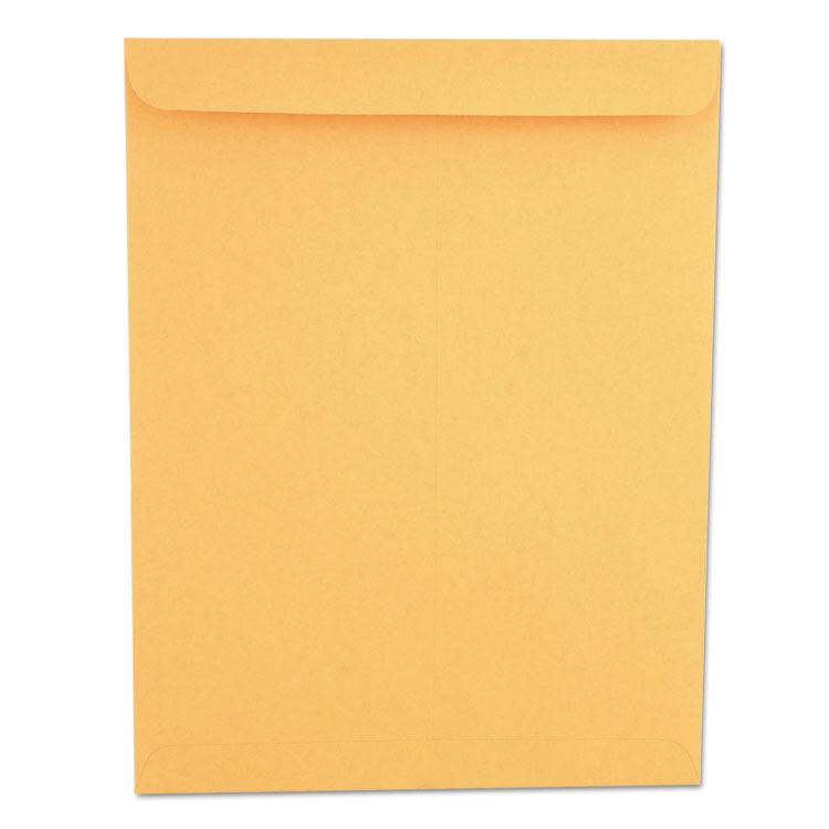 Universal Catalog Envelope, 28 lb Bond Weight Kraft, #13 1/2, Square Flap, Gummed Closure, 10 x 13, Brown Kraft, 250/Box (UNV44165)