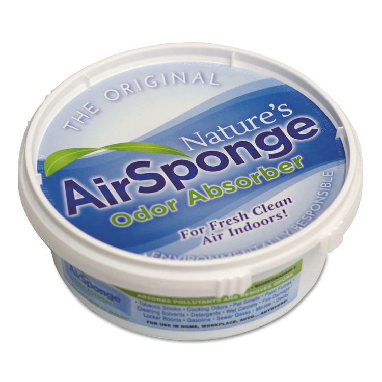 Nature's Air Sponge Odor Absorber, Neutral, 0.5 lb Cup, 24/Carton (DEL1011)
