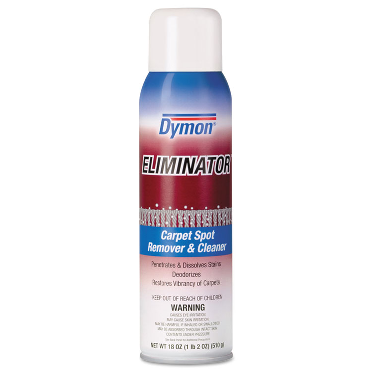 Dymon Eliminator Carpet Spot and Stain Remover, 18 oz Aerosol Spray, 12/Carton (ITW10620)