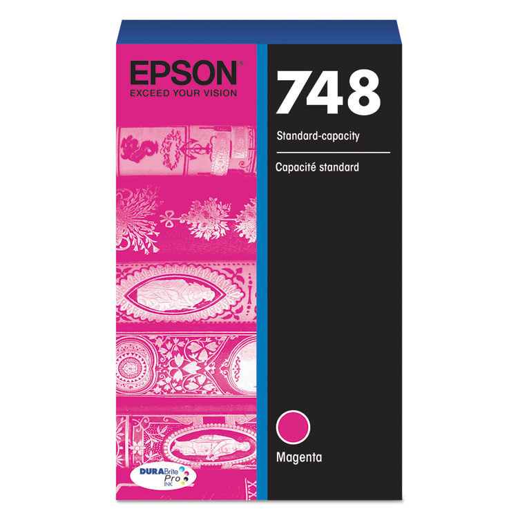 Epson T748320 (748) DURABrite Pro Ink, Magenta (EPST748320)