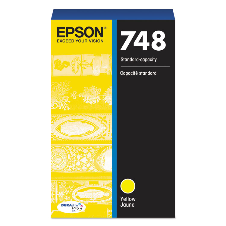 Epson T748420 (748) DURABrite Pro Ink, Yellow (EPST748420)
