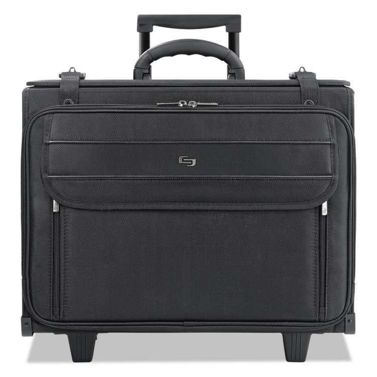 Classic Classic Rolling Catalog Case, Fits Devices Up to 17.3", Polyester, 18 x 7 x 14, Black (USLB1514)