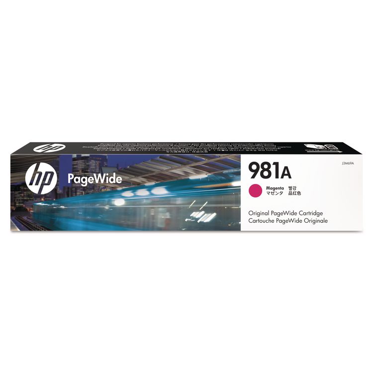 HP HP 981A, (J3M69A) Magenta Original PageWide Cartridge (HEWJ3M69A)
