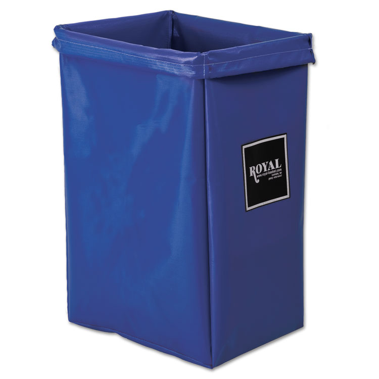 Royal Hamper, Hamper Bag Only, Vinyl, 30 gal, 15w x 16d x 30h, Blue (RBTL00BBXHBN)