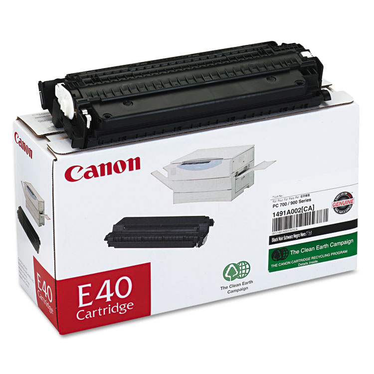 Canon 1491A002 (E40) Toner, 4,000 Page-Yield, Black (CNME40)