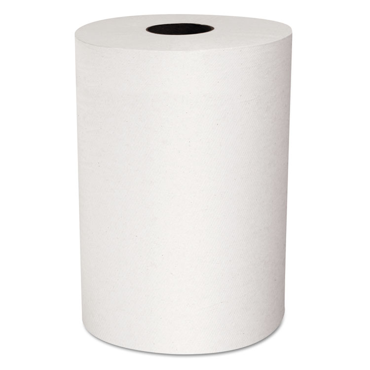 Scott Slimroll Towels, Absorbency Pockets, 8" x 580 ft, White, 6 Rolls/Carton (KCC12388)