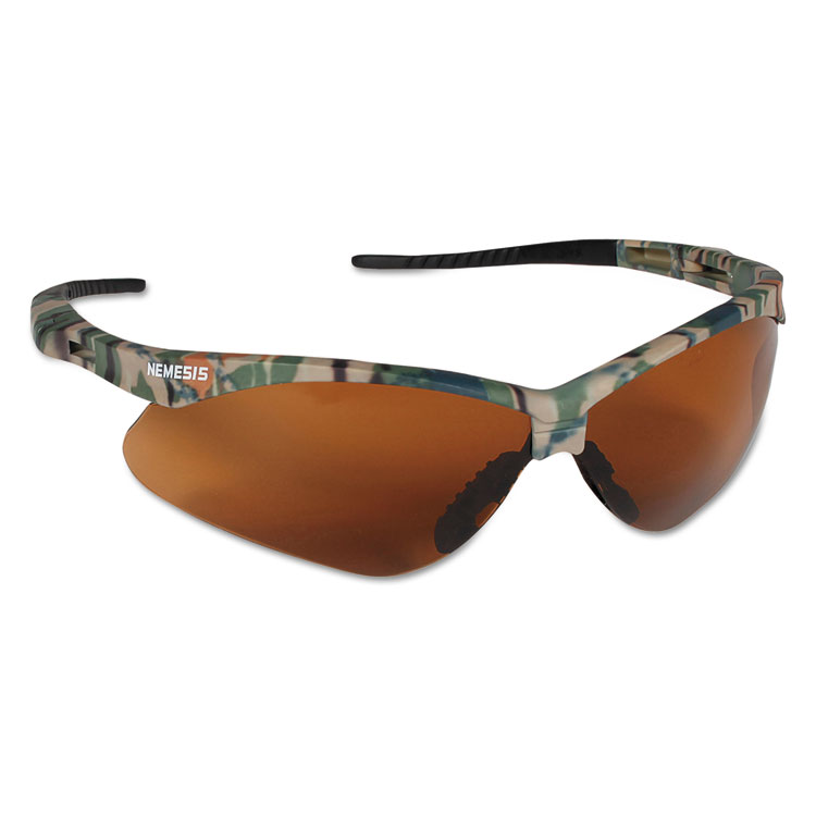 KleenGuard Nemesis Safety Glasses, Camo Frame, Bronze Lens (ANS19644)