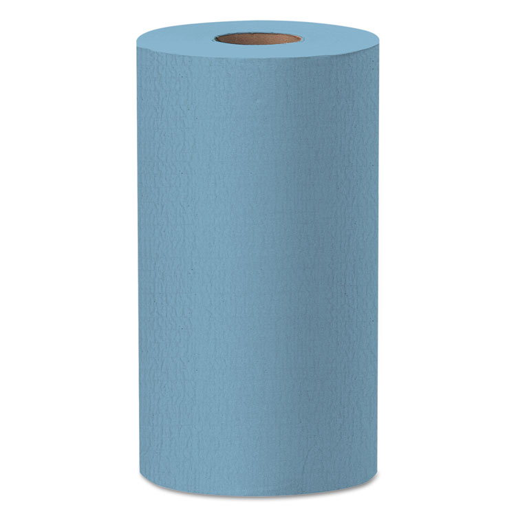 General General Clean X60 Cloths, Small Roll, 13.5 x 19.6, Blue, 130/Roll, 6 Rolls/Carton (KCC35431)