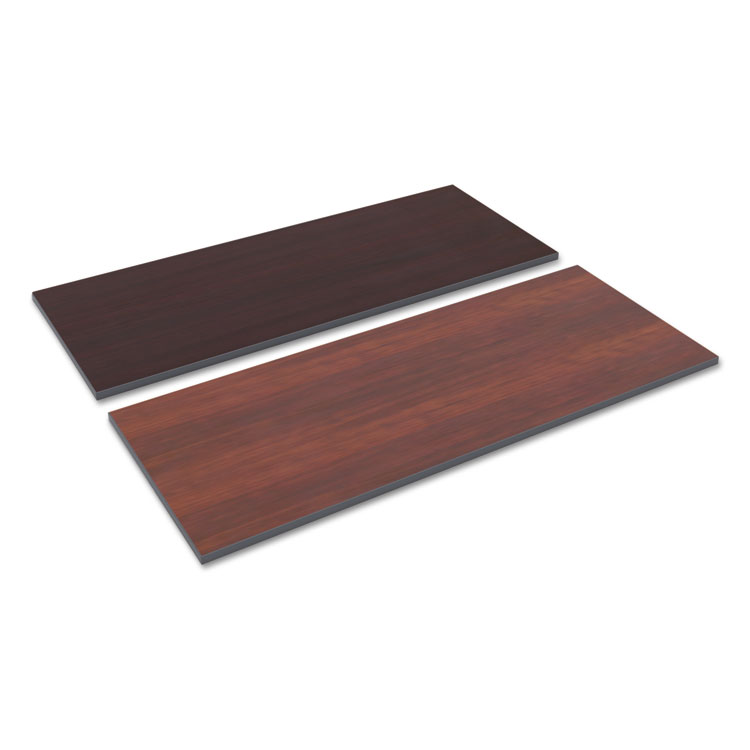 Alera Reversible Laminate Table Top, Rectangular, 59.5w x 23.63,Medium Cherry/Mahogany (ALETT6024CM)