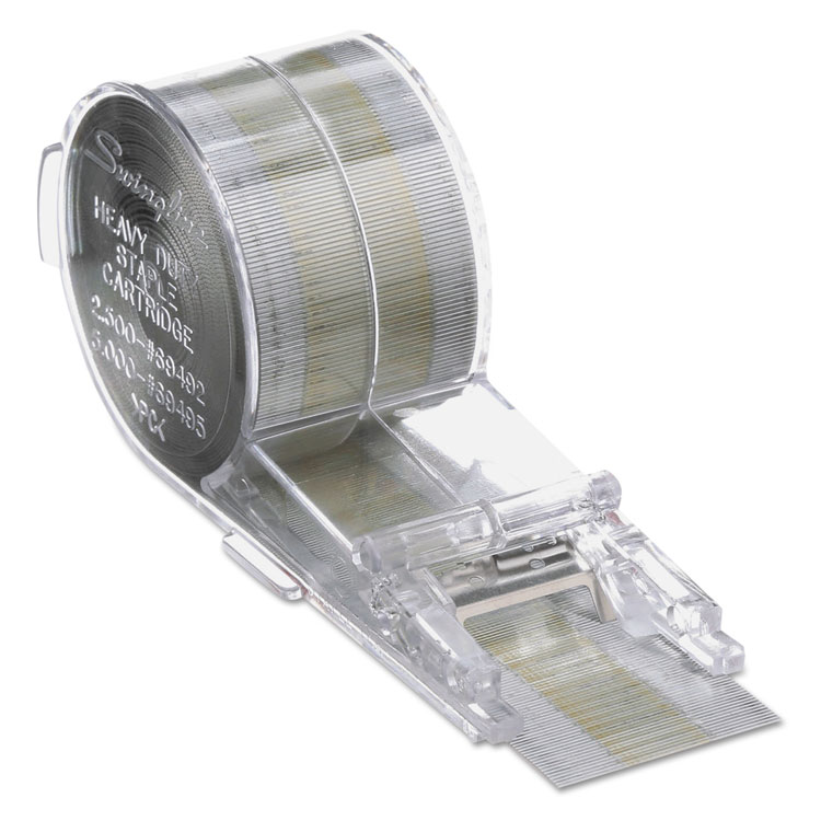Swingline Cartridge Staples, 0.38" Leg, 0.5" Crown, Steel, 5,000/Box (SWI69495)