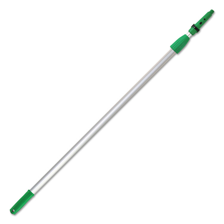 Unger Opti-Loc Extension Pole, 4 ft, Two Sections, Green/Silver (UNGEZ120)