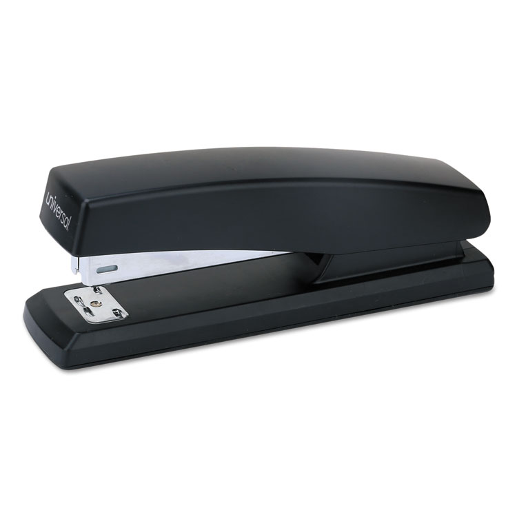 Universal Economy Full-Strip Stapler, 20-Sheet Capacity, Black (UNV43118)
